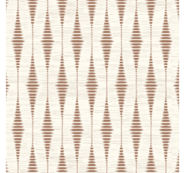 Mokkamousse rabaul ikat geometrisch behang - TenStickers