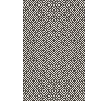Behang geometrisch met diamantpatroon - TenStickers