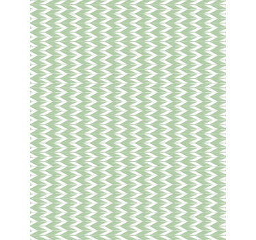 Behang geometrisch chevron patroon groen - TenStickers