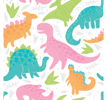 Behangpapier kinderkamer pastelkleuren - TenStickers
