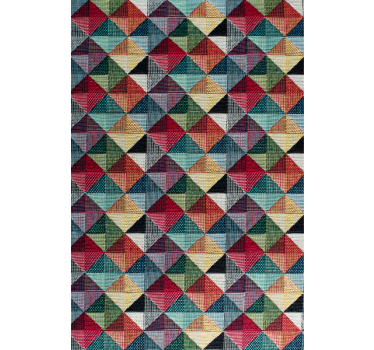 Behang geometrisch met geometrische vormen - TenStickers