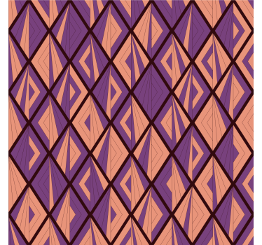 Behang geometrisch diamantmotief - TenStickers