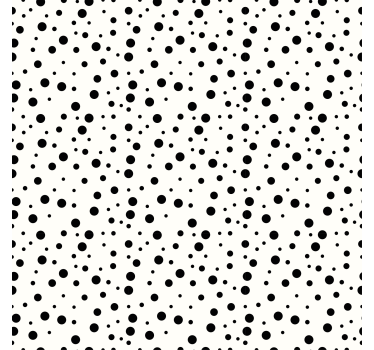 Behang geometrisch monochroom stippenpatroon - TenStickers