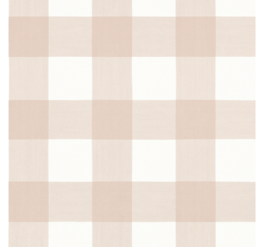 Behangpapier kinderkamer roze ruit behang - TenStickers