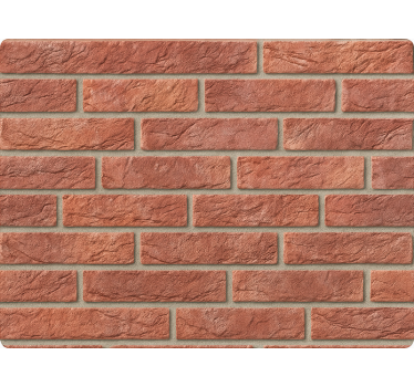 Behang baksteen blush watercolor tuin - TenStickers