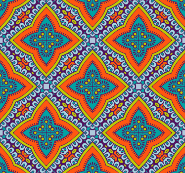 Geometrische decoratie behang geometrisch - TenStickers