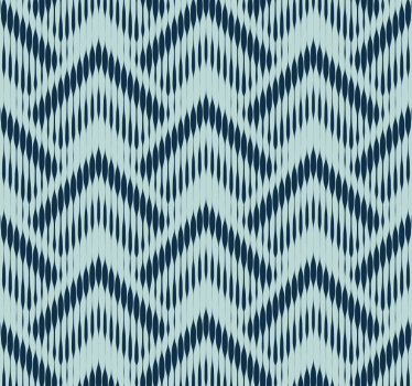 Ikat chevronpatroon behang geometrisch - TenStickers