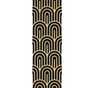 Geometrische boog behang geometrisch - TenStickers