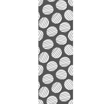 Behang geometrisch cirkelpatroon - TenStickers