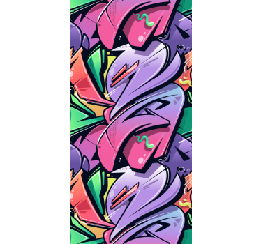 Flamboyante toekans behang kunst - TenStickers
