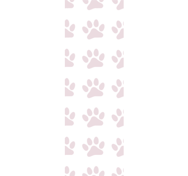 Poot patroon achtergrond babykamer behang - TenStickers