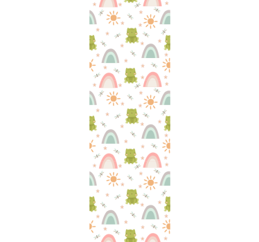 Speelse draken babykamer behang - TenStickers