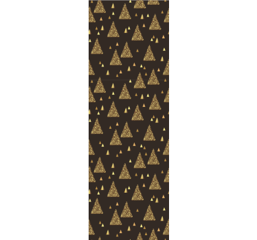Gouden driehoekmotief geometrisch behang - TenStickers