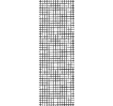 Rasterpatroon behang geometrisch - TenStickers