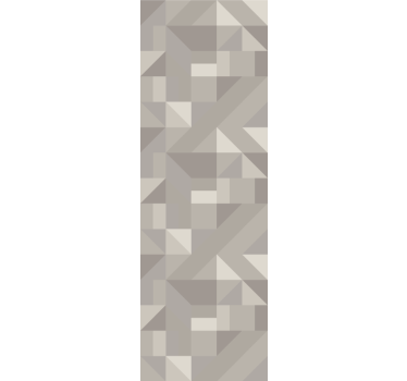 Neutrale beige tinten behang geometrisch - TenStickers