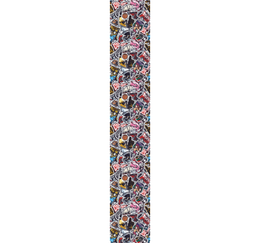 Slaapkamer behang  sticker bom - TenStickers