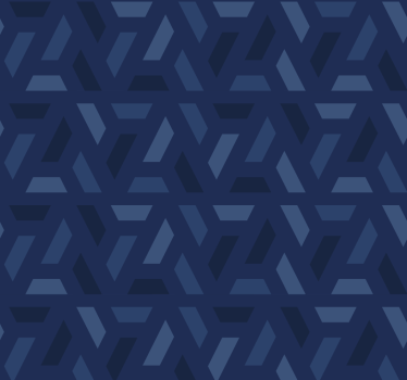 Driehoeken patroon donkerblauw behang - TenStickers