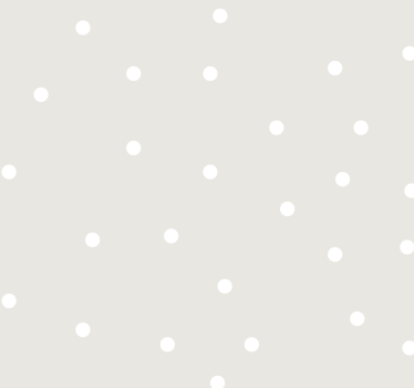 Beige kleur met witte stippen babykamer behang - TenStickers