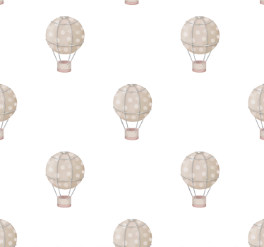 Grijze ballonnen babykamer behang - TenStickers