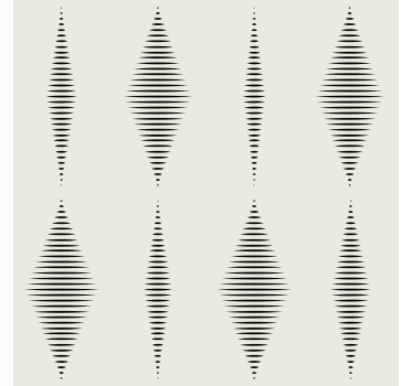 Rabaul ikat geometrisch behang - TenStickers