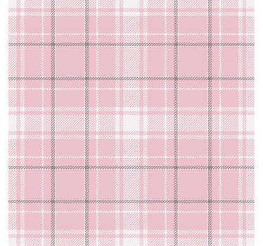 Roze en grijs schots patroon behang vierkantjes - TenStickers