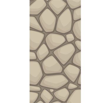 Behang steen Natuursteen beige - TenStickers
