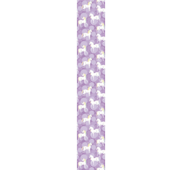 Eenhoorn patroon genot babykamer behang - TenStickers
