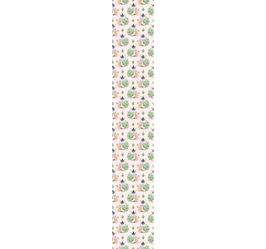 Baby zebrapatroon babykamer behang - TenStickers