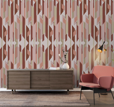 Abstracte geometrische behang geometrisch - TenStickers