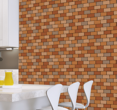 Bakstenen inspiratie behang baksteen - TenStickers