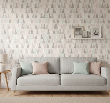 Behang geometrisch driehoekig - TenStickers