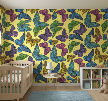 Behangpapier kinderkamer groot multicolor - TenStickers