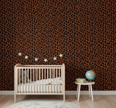 Behangpapier kinderkamer met luipaardmotief - TenStickers