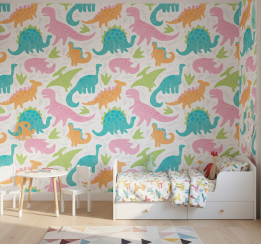 Behangpapier kinderkamer pastelkleuren - TenStickers