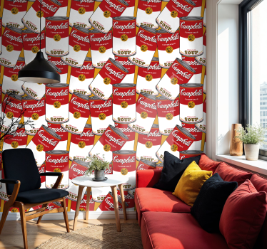 Campbells andy warhol behang kunst - TenStickers