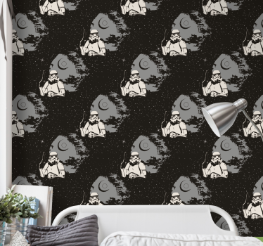 Galactisch trooper-thema behang kunst - TenStickers