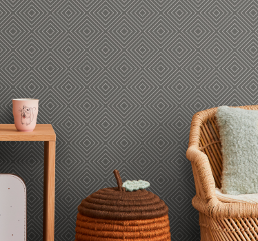 Geometrische diamant behang geometrisch - TenStickers