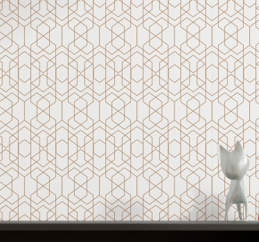Geometrische harmonie behang geometrisch - TenStickers