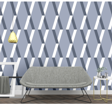 Geometrische hoeken behang geometrisch - TenStickers