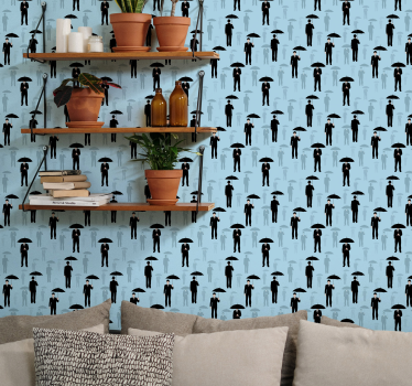 Golconde fotobehang woonkamer - TenStickers