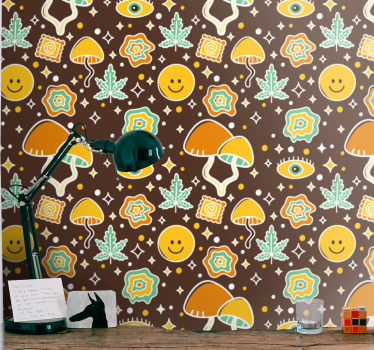 Behangpapier kinderkamer blije motieven - TenStickers