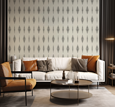 Rabaul ikat geometrisch behang - TenStickers